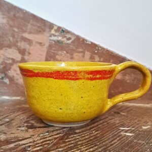 marigold mug with handle