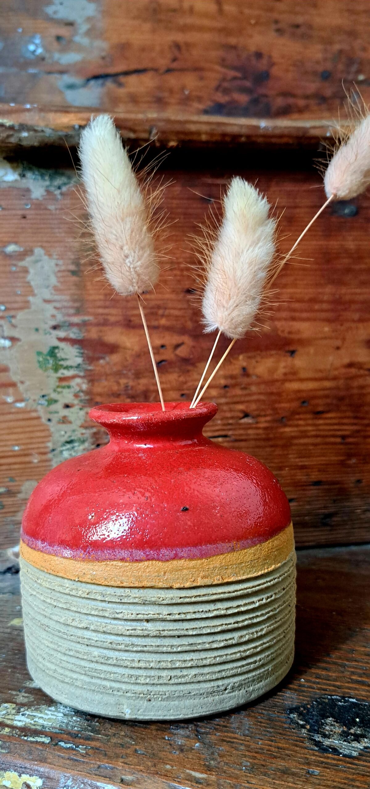 Red bud vases - Image 3